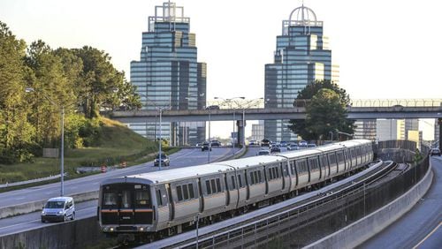 A fire on the MARTA tracks near the Lindbergh station disrupted train service, authorities said Friday.