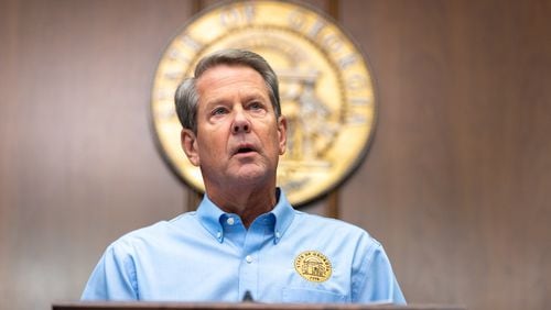 Gov. Brian Kemp on Friday signed into law new Republican-drawn political maps for Georgia’s congressional and General Assembly districts. A federal judge will now consider whether they comply with his order after he ruled the previous maps had illegally weakened Black voting power. (Arvin Temkar / arvin.temkar@ajc.com)