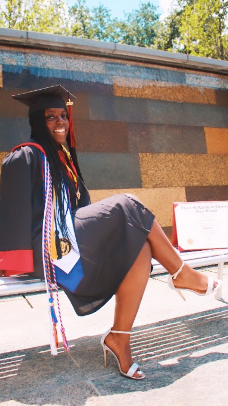 Knyia Mitchell, 18, graduated from Therrell High School in Atlanta as part of the class of 2020 and plans to enroll in college this fall. Submitted photo.