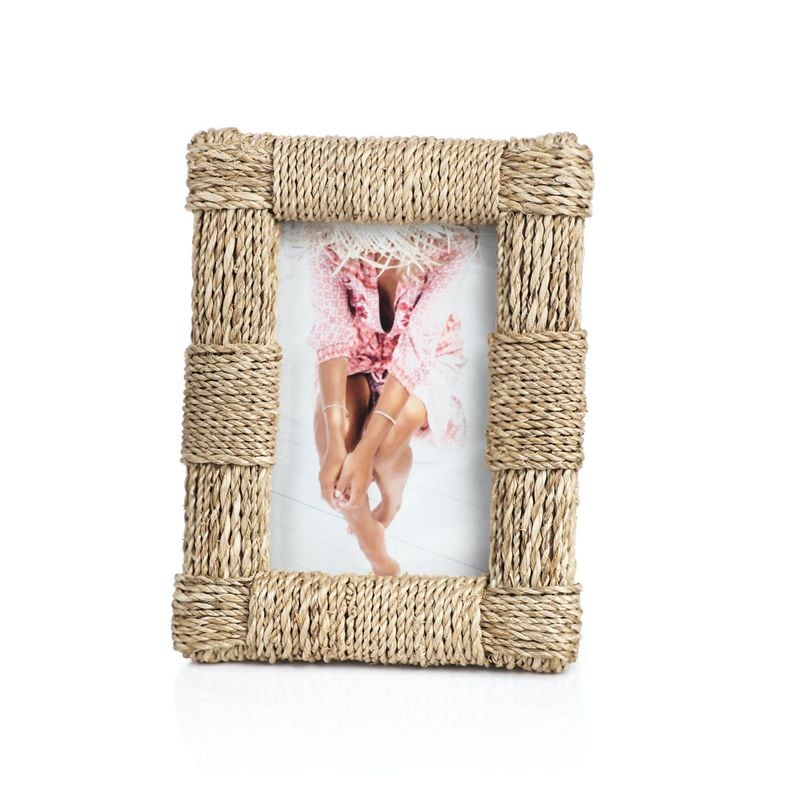 Abaca rope picture frame by Dear Keaton. $50. Contributed by Dear Keaton