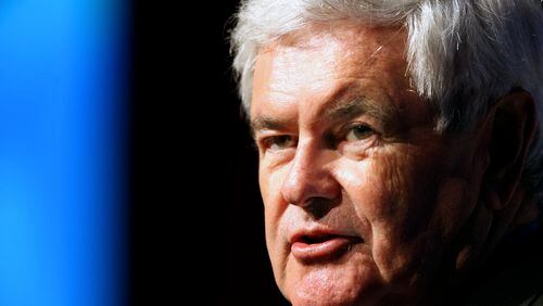 Former U.S. House Speaker Newt Gingrich says the partial federal shutdown could last until late February because “nobody’s tired enough” to seek an end. (Gary Coronado/The Palm Beach Post)