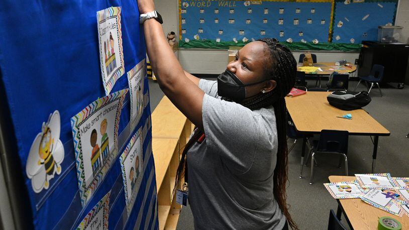 A new report charts the state of the teaching profession over the last half century by examining prestige, interest among students, preparation for entry and job satisfaction. The conclusion: The current state is at or near its lowest levels in 50 years. (Hyosub Shin / Hyosub.Shin@ajc.com)