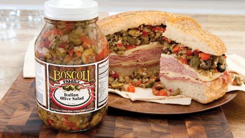 Boscoli Family Italian olive salad. Courtesy of Romney Caruso