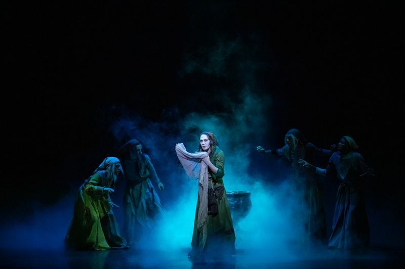 Johan Kobborg appeared as Madge the witch on Saturday night in Atlanta Ballet's "La Sylphide." Photo: Shoccara Marcus