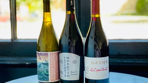 Chardonnay, lambrusco and carignan are three types of wine that are terrific for cool nights, and offer versatile pairings with the heartier foods of fall. Krista Slater for The Atlanta Journal-Constitution