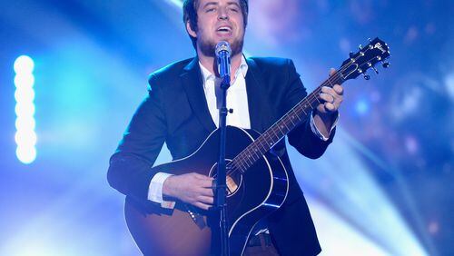HOLLYWOOD, CALIFORNIA - APRIL 07: Recording artist Lee DeWyze performs onstage during FOX's "American Idol" Finale For The Farewell Season at Dolby Theatre on April 7, 2016 in Hollywood, California. at Dolby Theatre on April 7, 2016 in Hollywood, California. (Photo by Kevork Djansezian/Getty Images)
