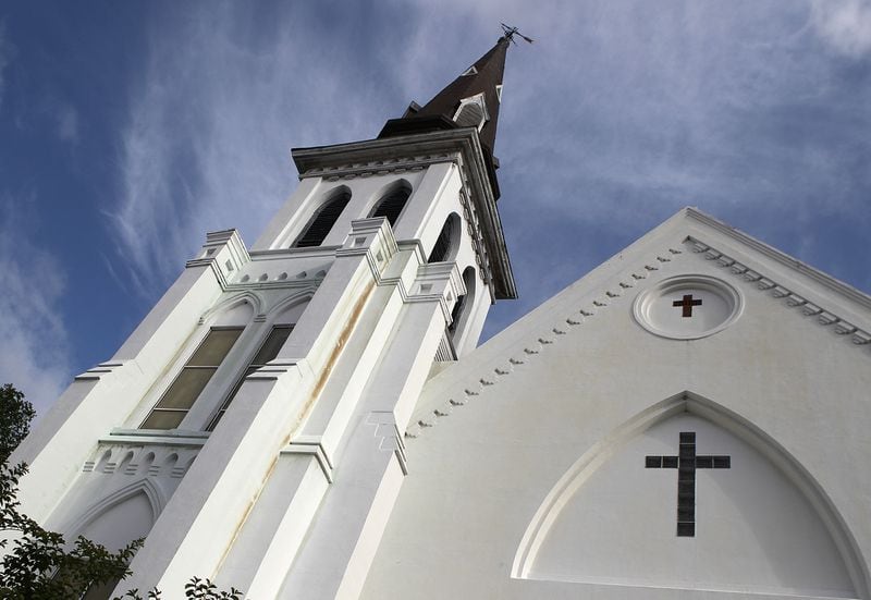 The historic “Mother" Emanuel A.M.E. Church on Friday, June 19, 2015, in Charleston. Curtis Compton / ccompton@ajc.com