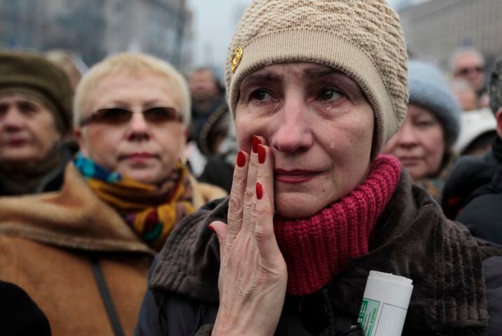 Russian military actions in Ukraine spark demonstrations