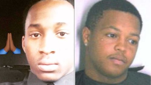 Tyler LaFonte` Bingham, 16, left, was killed for his backpack, DeKalb County police said. They've charged Adaren Kemond Carter, 21, with murder.