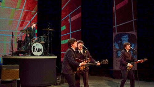 RAIN - A Tribute to the Beatles is a LIVE multi-media spectacular that takes you through the life and times of the world's most celebrated band. Photo: Richard Lovrich