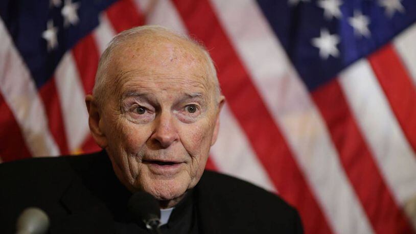 Former Cardinal Theodore McCarrick was defrocked Saturday by Pope Francis.