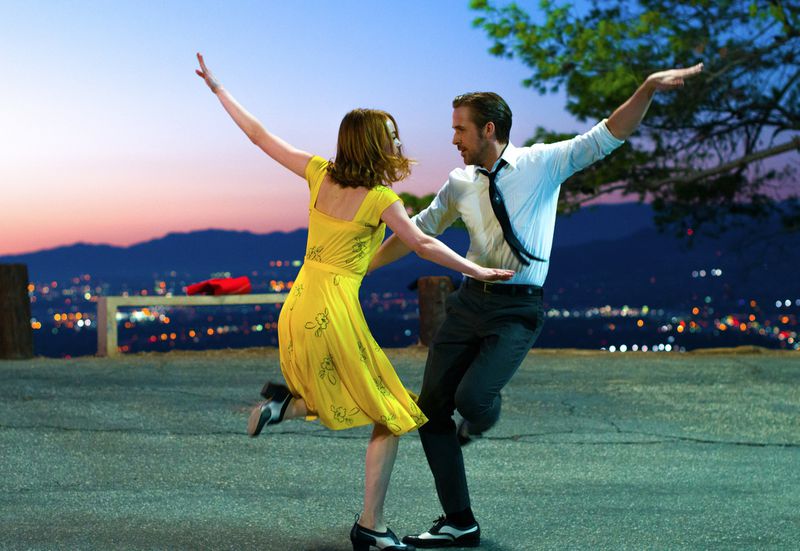 Mia (Emma Stone) is an aspiring actress and Sebastian (Ryan Gosling) wants to resurrect a jazz club in “La La Land.” CONTRIBUTED BY DALE ROBINETTE