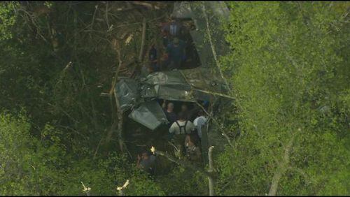 A Cobb County man was killed in a plane that crashed into a swamp in South Carolina Thursday. (Credit: Channel 2 Action News)