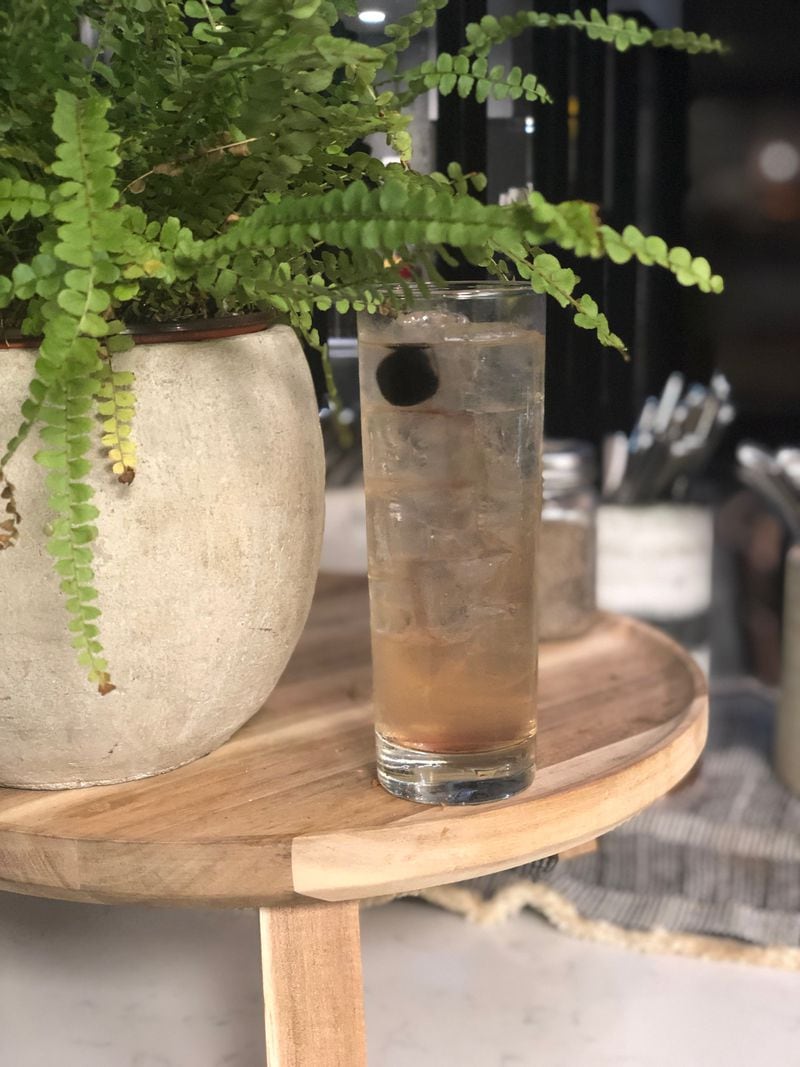Momonoki's Spring Street Sling pays homage to its location in Atlanta with a fruity and herbaceous sipper.