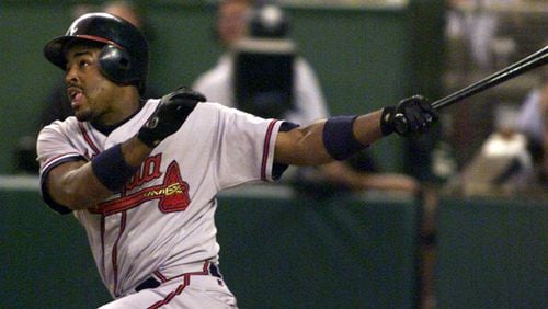 Brian Jordan played safety three seasons with the Atlanta Falcons before joining the St. Louis Cardinals as an outfielder in 1992. He spent four of his 15 baseball seasons with Atlanta where he was an All-Star in 1999. He batted .282 with 184 homers and 821 RBI in his career.