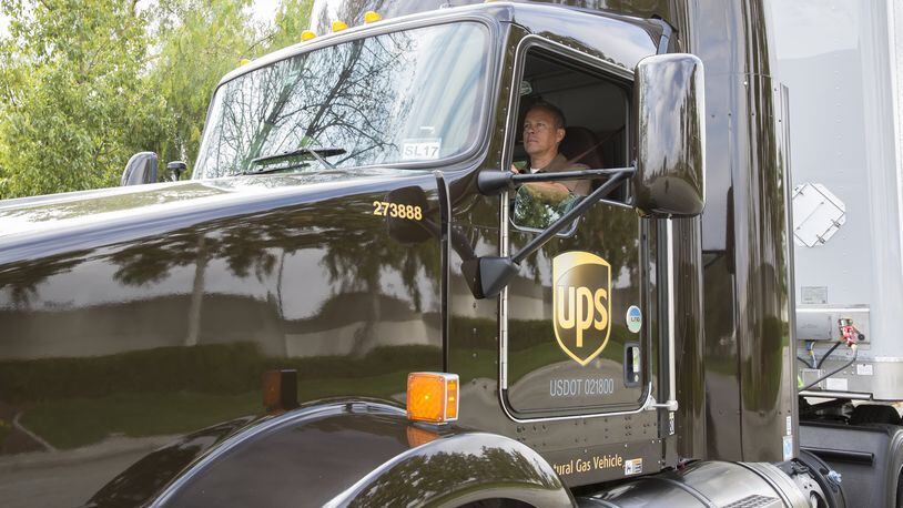 UPS Natural Gas Tractor