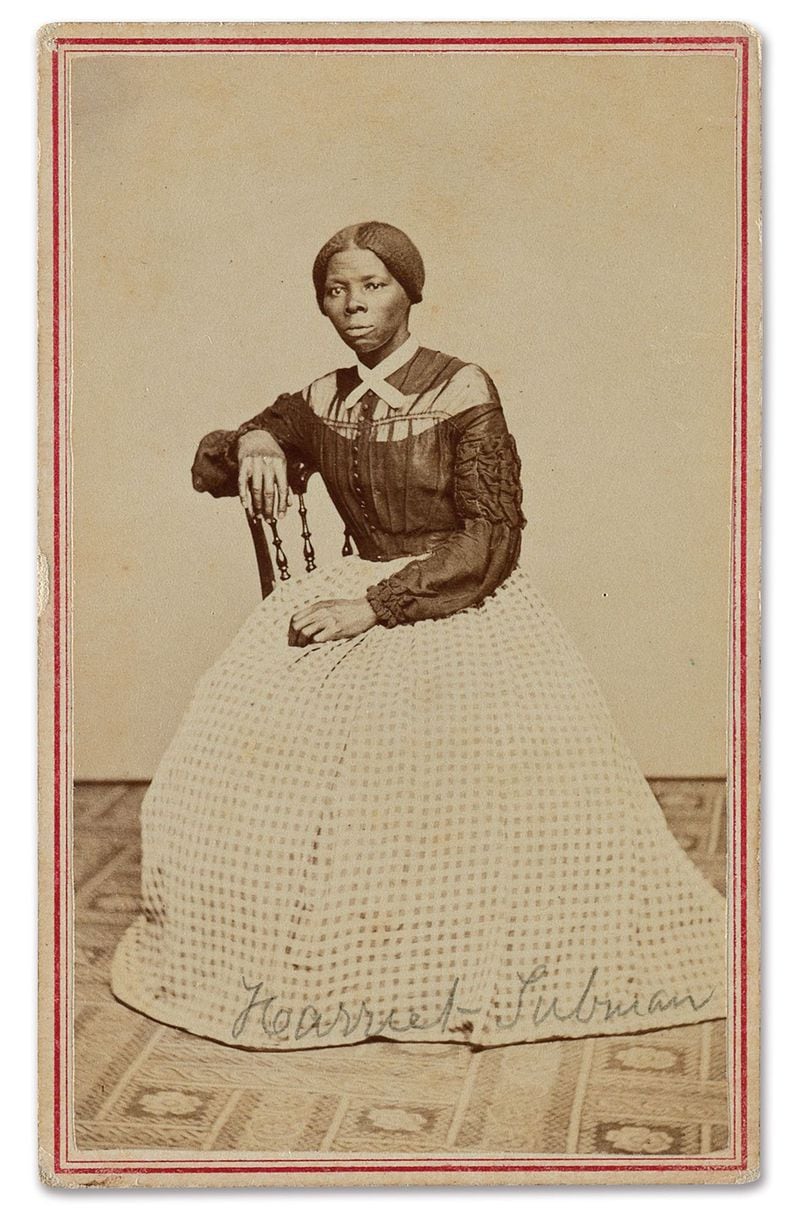 A previously unrecorded photo of Harriet Tubman, circa 1860s, recently sold at auction for $161,000.