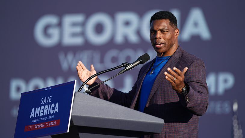 Republican U.S. Senate candidate Herschel Walker held a commanding lead in an Atlanta Journal-Constitution poll at 66%, with none of his GOP rivals in double digits. (Sean Rayford/Getty Images/TNS)