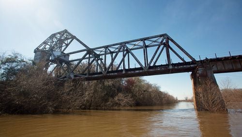 Sarah Jones, of Atlanta, was killed by an train in February while filming a Greg Allman biopic on this trestle over the Altamaha River in Wayne County. Prosecutors are considering whether to press charges. The death of the 27-year-old camera assistant has prompted calls for greater safety in the movie industry. RANDY THOMPSON