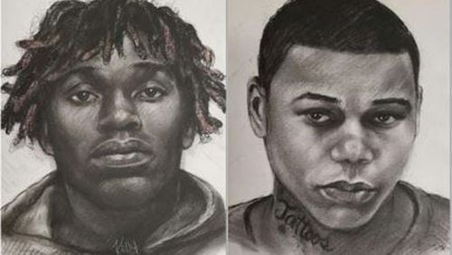 Two men are sought in a deadly Clayton County home invasion. KELLY LAWSON / GBI