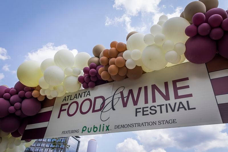 Entrance to Atlanta Food & Wine Festival tasting tents in 2021.
(Courtesy of Rafterman Photography)