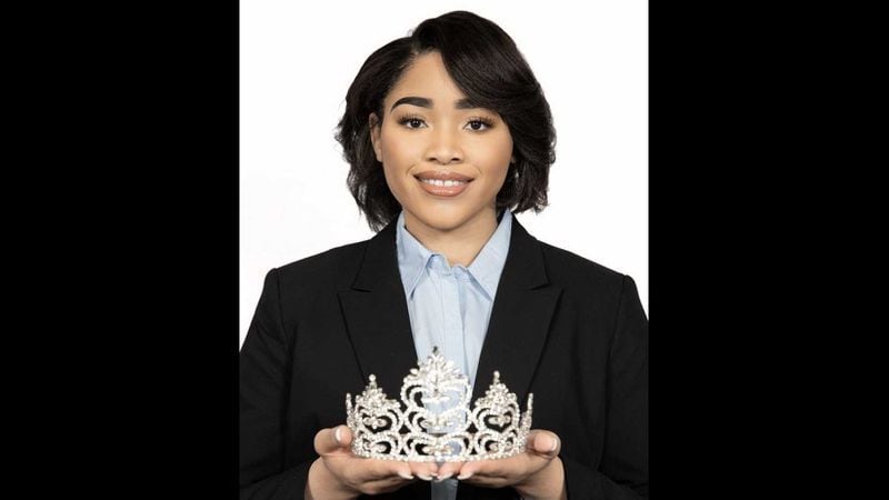 Kayla Smith was 1st attendant on Spelman College's 2020-21 Homecoming Court. PHOTO CREDIT: Spelman College.