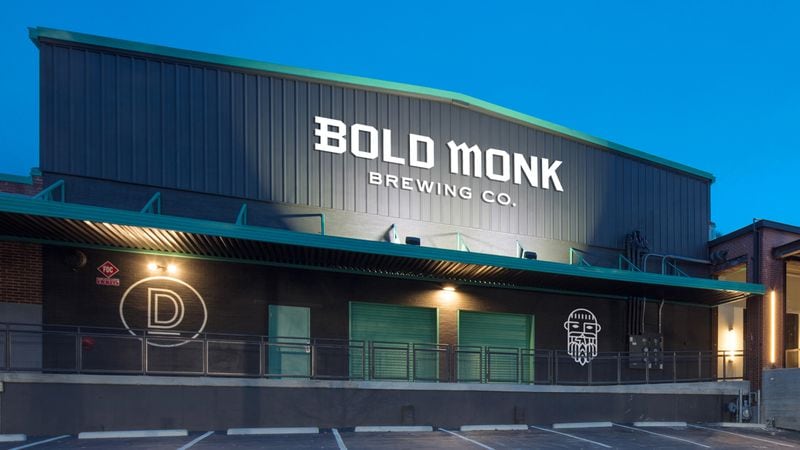 Rendering of the facade of Bold Monk Brewing Co.