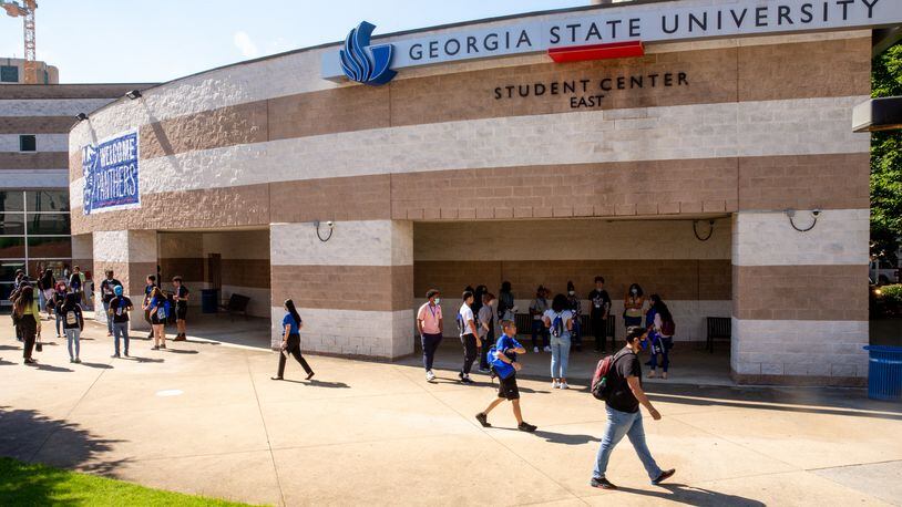 Georgia State University's business college received its largest gift.  (Jenni Girtman for The Atlanta Journal-Constitution)
