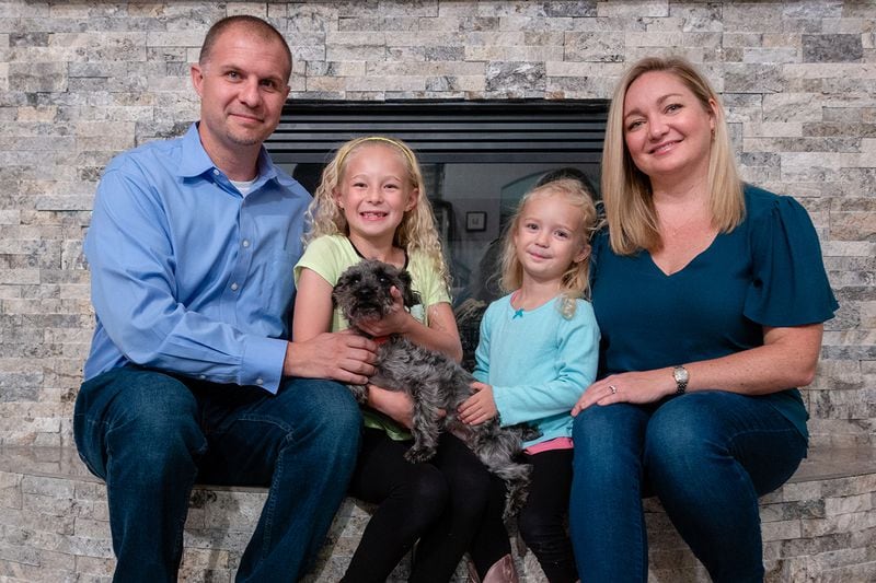 The Branson family (from left: Michael, Emma, Lucy and Katy) was surprised when they received a $2,659 bill after Lucy Branson needed to get a tiny doll shoe removed from her nose. (Heidi de Marco/KHN/TNS)