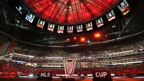 12/8/18 - Atlanta - The MLS Cup, the championship game of Major League Soccer, at Mercedes-Benz Stadium in Atlanta.   CURTIS COMPTON / CCOMPTON@AJC.COM