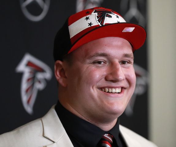 Photos: A look at the Falcons’ two first-round picks