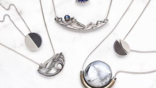 Jewelry artist Shira Brooks uses a variety of stones and metal finishes. (Contributed by ShiraBrooks.com)