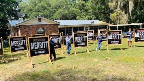 Danny Merritt, a Republican candidate for Georgia’s 1st Congressional seat, plans to visit all 19 counties in his district on the weekend leading up to Tuesday’s primary. Photo courtesy of the Merritt campaign.