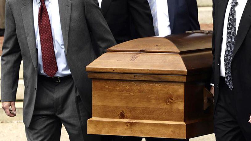 Cherokee County mortuaries have agreed to limit to 10 the number of people in a public gathering. AP PHOTO / MATT ROURKE