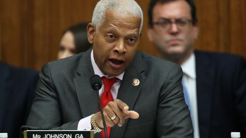 House Judiciary Committee member Rep. Hank Johnson, D-Lithonia, questions former Special Counsel Robert Mueller as he testifies before the panel on July 24, 2019. (Photo by Win McNamee/Getty Images)