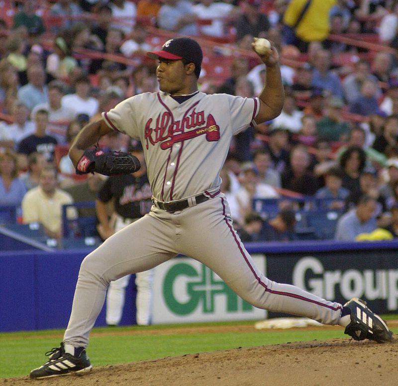 Atlanta Braves' Odalis Perez pitches to a New York Mets batter during the second inning at Shea Stadium in New York, Friday, June 22, 2001. File photo