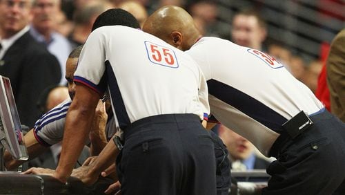 NBA referees will start using replay monitors on the sidelines to review coaches' challenges of their calls.