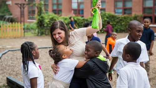 Tracey Pendley, fourth-grade teacher from Burgess-Peterson Elementary School, was named the Atlanta Public Schools Teacher of the Year on Wednesday.