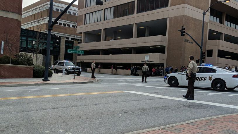 A courthouse in Cobb County was evacuated following an emailed bomb threat Thursday.