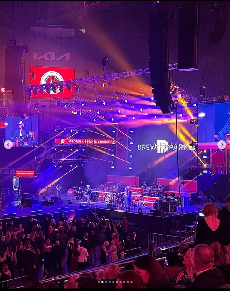 Gov. Brian Kemp held his inaugural ball earlier this year at State Farm Arena in Atlanta. This photo is from a public Instagram post.