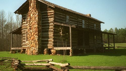 This is a replica of the old McIntosh House on the McIntosh Reserve. (AJC file photo/Bill Robinson)