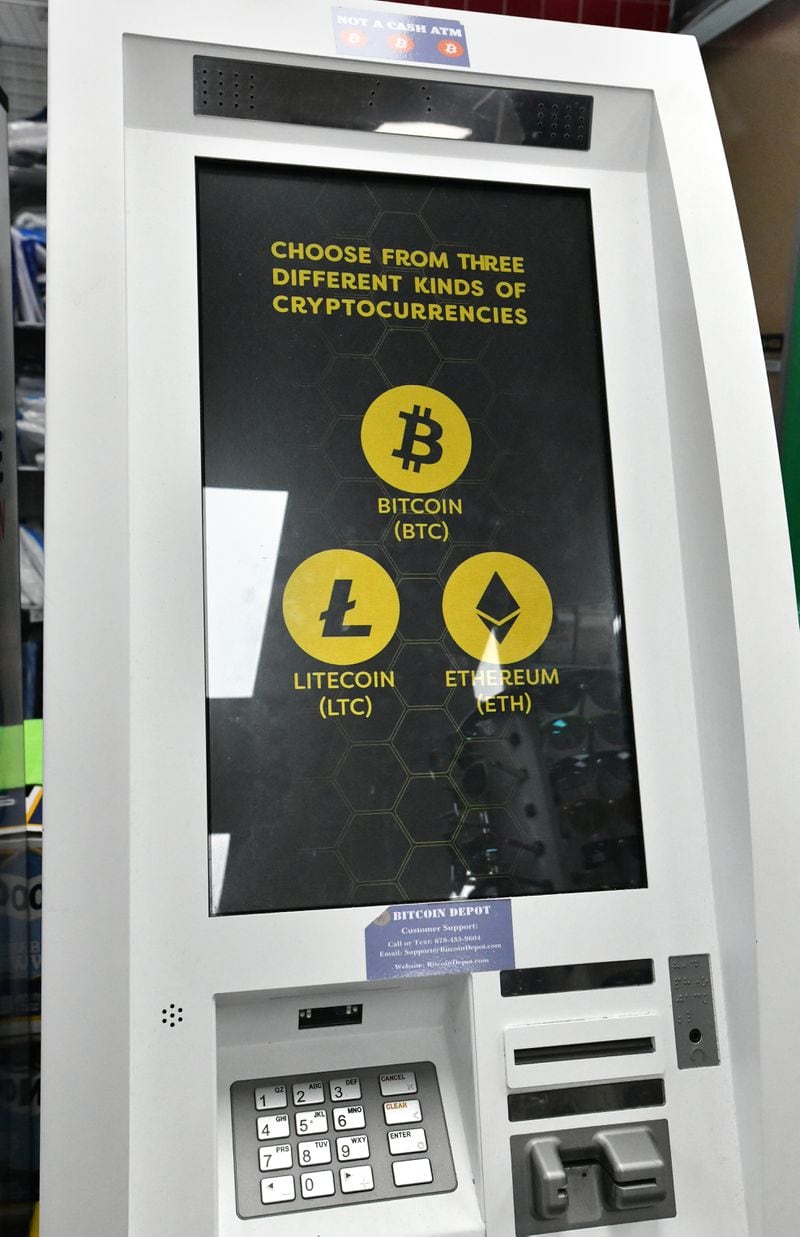 February 8, 2020 Norcross - Bitcoin Depot ATM is shown at Citgo Gas Station on Holcomb Bridge Rd in Norcross on Saturday, February 8, 2020. (Hyosub Shin / Hyosub.Shin@ajc.com)