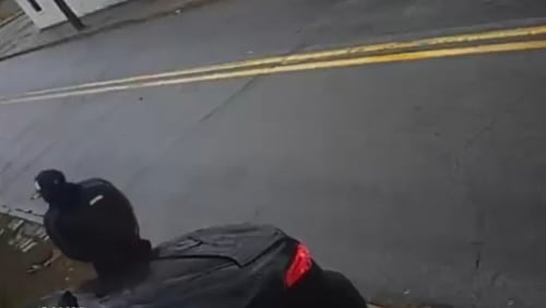 Atlanta police on Friday released surveillance footage that showed a person of interest and a vehicle possibly involved in a March 7 homicide in southwest Atlanta.