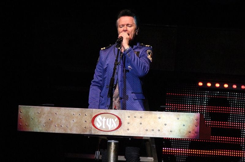 Styx singer-keyboardist Lawrence Gowan has been with the band for 20 years. Photo: Melissa Ruggieri/Atlanta Journal-Constitution