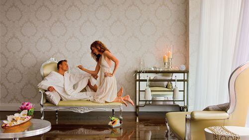 The Champagne and Caviar Couple’s Journey is a treatment at Eau Palm Beach Resort and Spa. CONTRIBUTED BY EAU PALM BEACH RESORT AND SPA