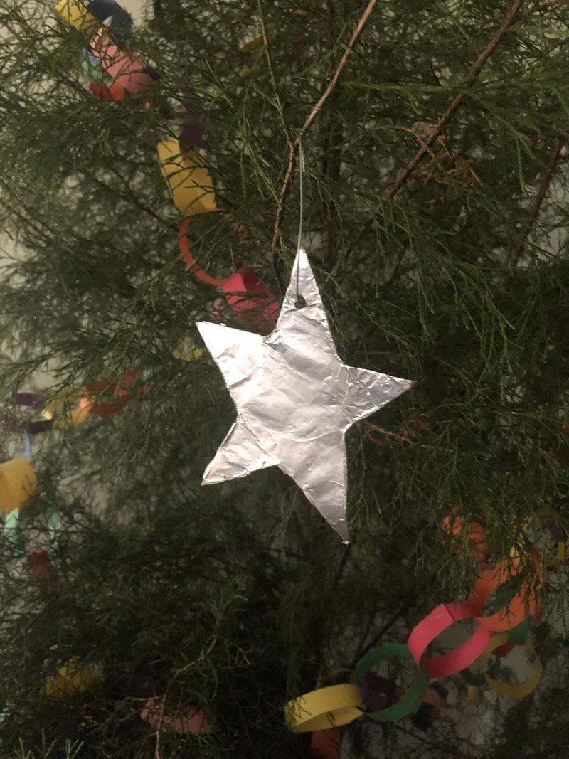A star on the Christmas Tree at the Jimmy Carter Boyhood Home