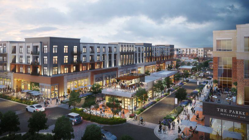 This is a rendering of the Medley mixed-use development project by Toro Development Company in Johns Creek.