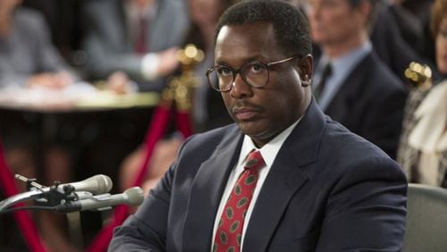 Wendell Pierce plays Clarence Thomas in the HBO film "Confirmation" debuting April 16, 2016. CREDIT: HBO