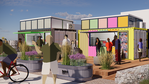A rendering of the new BeltLine MarketPlace space, set to open this year.