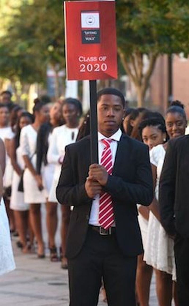Eric Wilson, 19, was recently elected president of the freshman class at Clark Atlanta University. Wilson, who lost both his father and younger brother to violence on the South Side of Chicago, said his mother inspired him to attend college and set an example for his three young sisters to follow. CONTRIBUTED